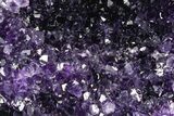 Sparkly, Dark Purple Amethyst Geode - Uruguay #378166-1